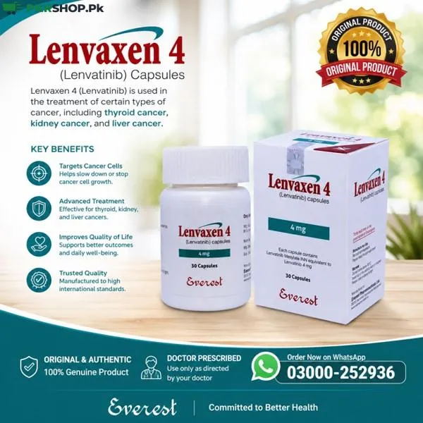 Lenvaxen 4 Capsules Price In Pakistan