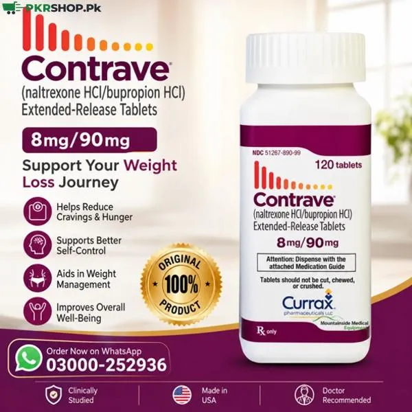 Contrave 8mg/90mg Tablets Price In Pakistan