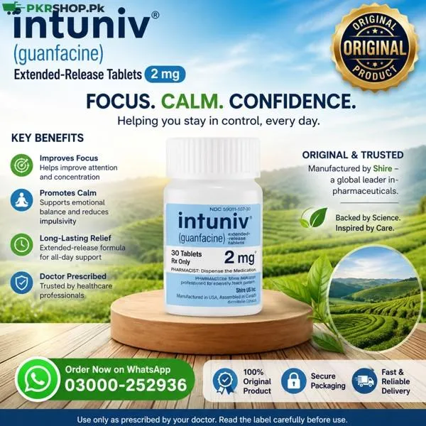Intuniv Guanfacine 2mg Tablets Price In Pakistan