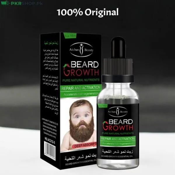 Beard and Mustache Hair Growth Oil for Men in Pakistan